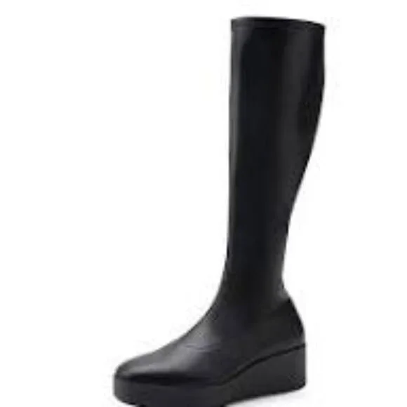 Aerosoles Cecina Wedge Boot, Black. NEW in box. - Picture 2 of 5